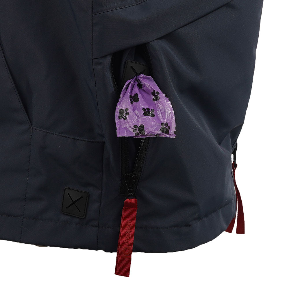 Leichte Jacke für Hundebesitzer Kotbeuteldispenser