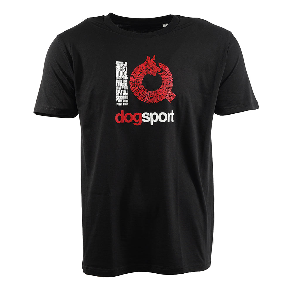 Black T-Shirt mit Slogans