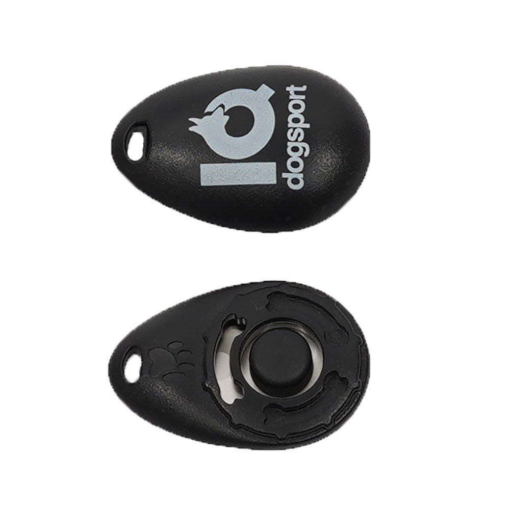 Clicker schwarz mit IQ Dogsport Logo