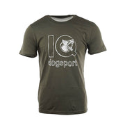 IQ Unisex T-Shirt „Power“ Olive – Frontansicht