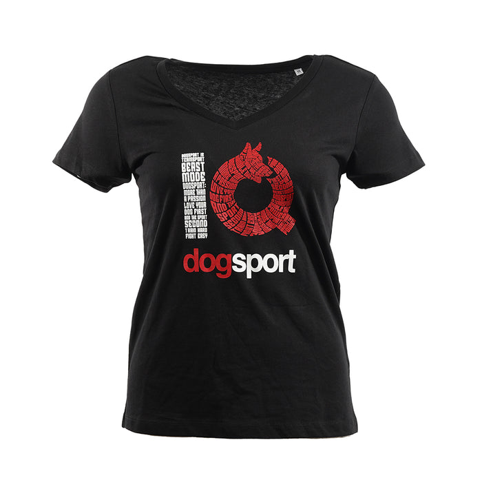 IQ Women's T-Shirt 'Slogan' Black