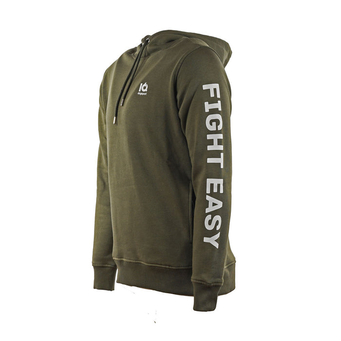 IQ Training Hoodie 'Train Hard. Fight Easy.' Olive