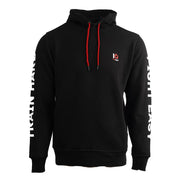 IQ Trainingshoodie „Train Hard. Fight Easy.“ Schwarz – Frontansicht
