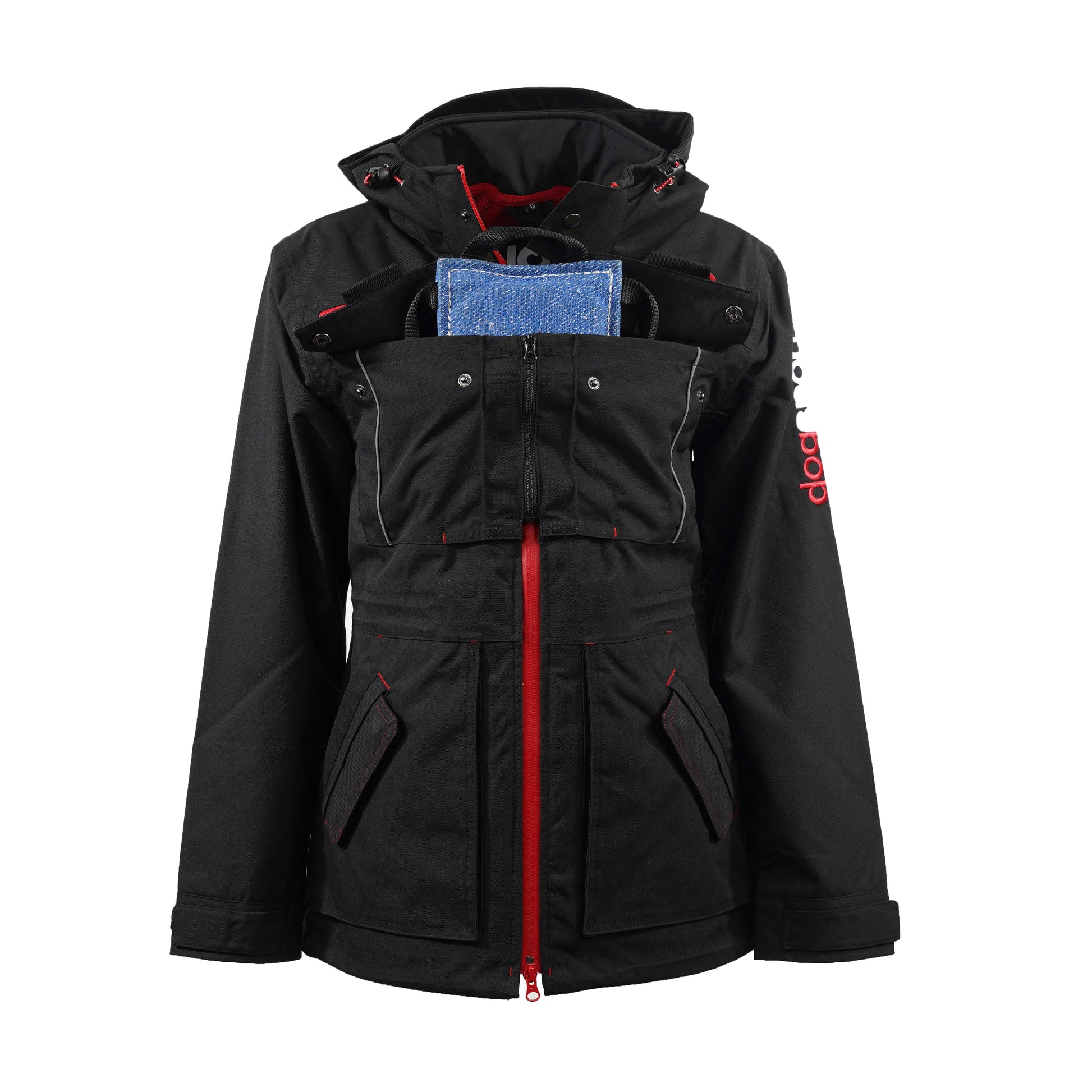 IQ Trainingsjacke 2.0 Damen – Brusttasche mit Spielzeug