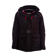 Winterjacke für Hundehalter Damen Schwarz Front