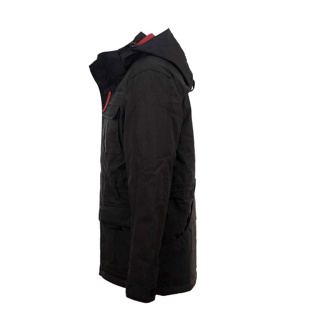 Winterjacke Hundesport Unisex Schwarz – Seitenansicht links