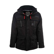 Winterjacke Hundesport Unisex Schwarz – Frontansicht MFJ 3.0