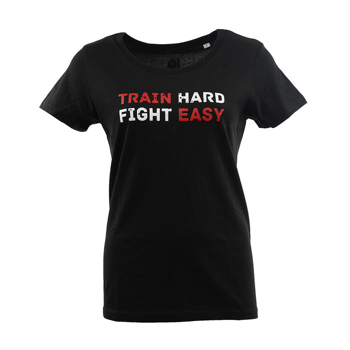 IQ Women's T-Shirt 'Train Hard. Fight Easy.'