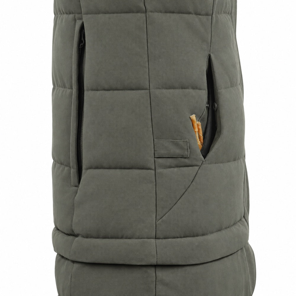 Separate hand-warmer and treat compartments on the IQ Women’s Winter Coat