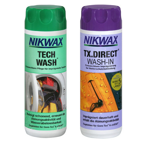 Nikwax Tech Wash & TX.Direct Wash-In Set
