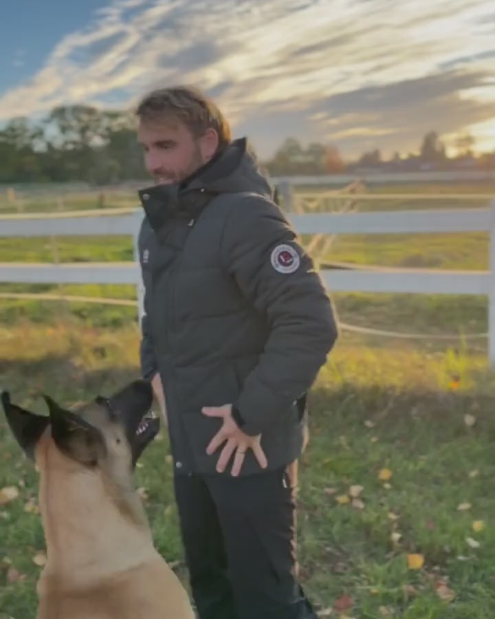Load video: IQ Unisex Winter Parka and Women’s Zip-Off Winter Coat with detachable coat extension.