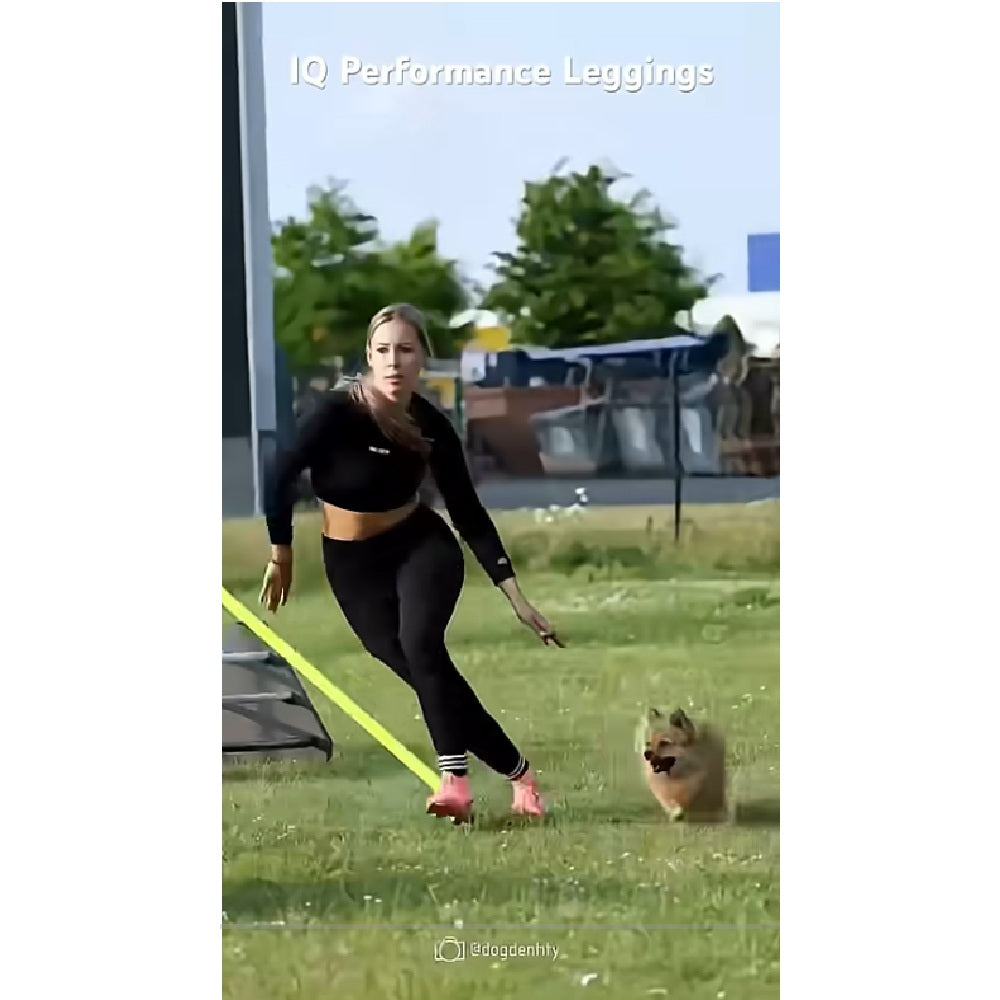 Load video: Agility Hundeführerin mit Hundesport Leggings in Aktion