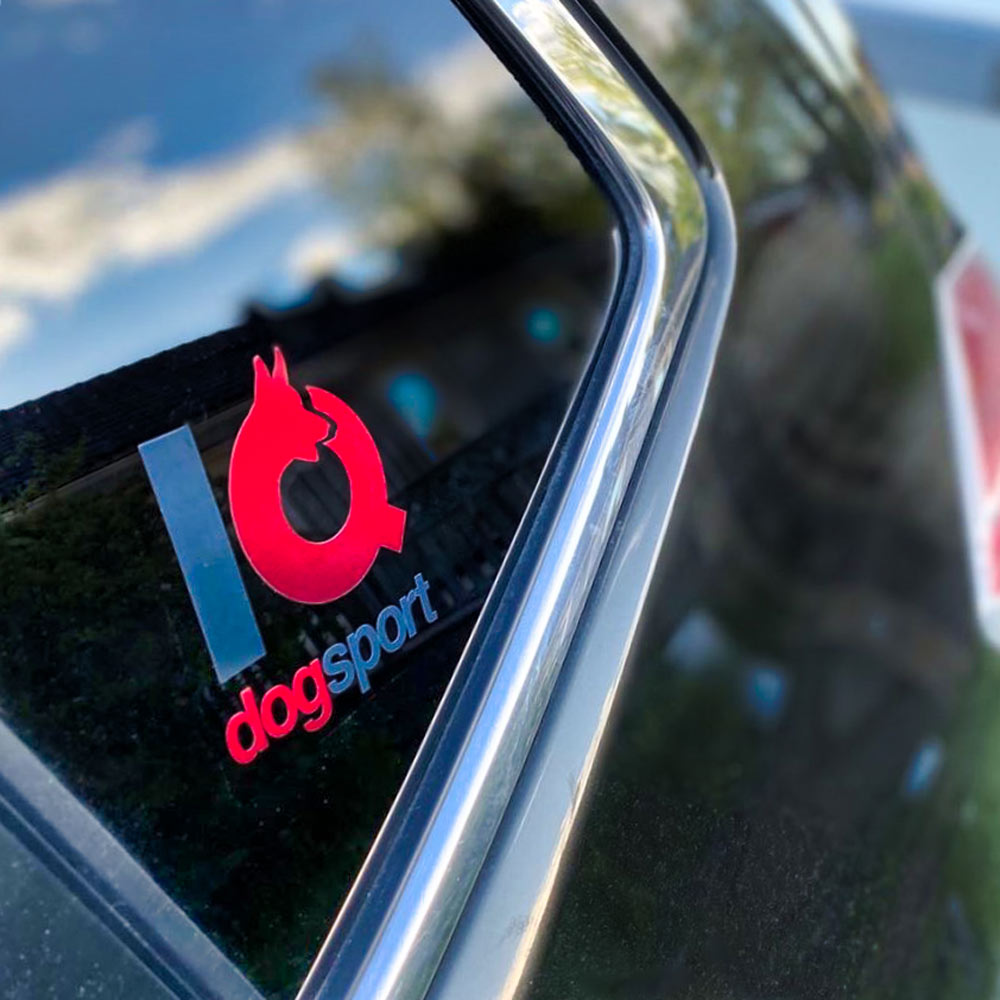 1000iq Sticker IQ Dogsport Sticker — Brand Decal | IQ Dogsport